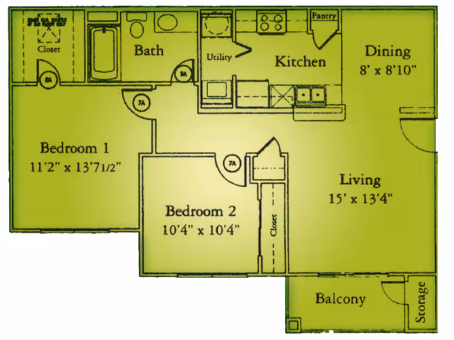 Unit 1013 1013 floor plan